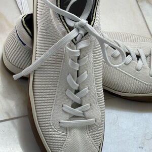 Rothys Women’s Blonde the Lace up sneaker